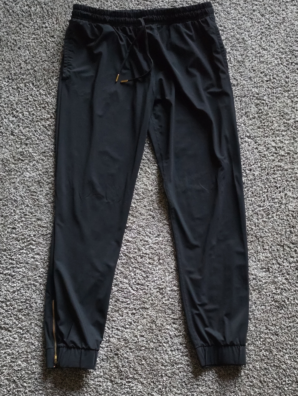 ZYIA Black Everywhere Zipper Jogger